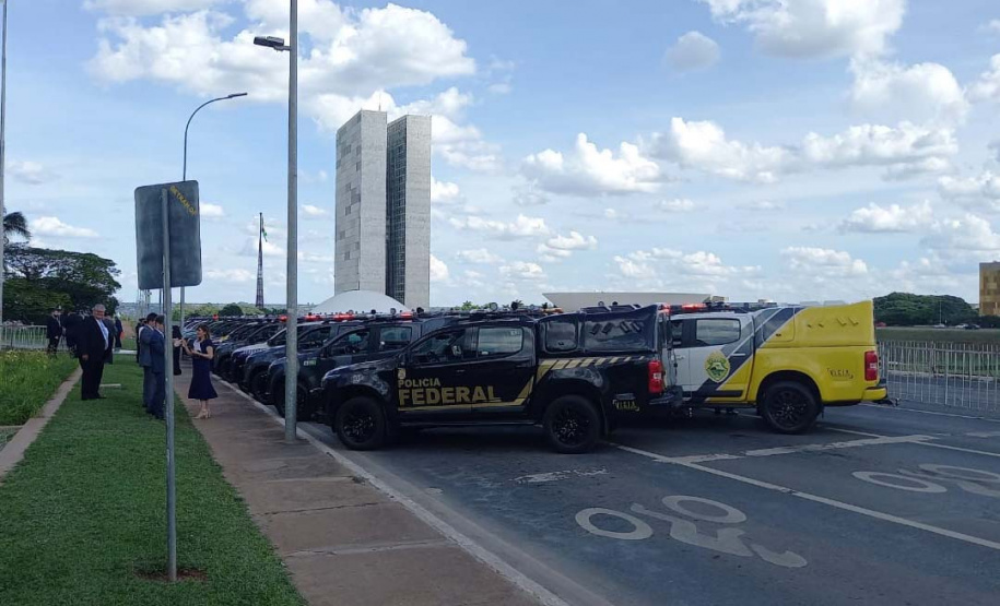 Paraná é contemplado com R$ 12,1 milhões em viaturas, capacetes e acessórios do Ministério da Justiça e Segurança Pública - Brasília, 25/11/2021 - Foto: SESP-PR