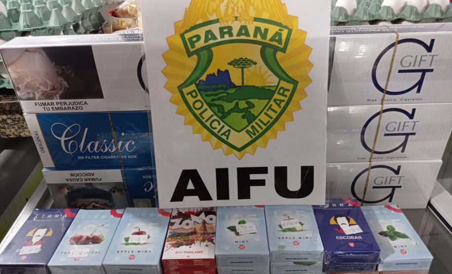 Operação apreende arma de fogo e produtos contrabandeados em Curitiba e no Litoral