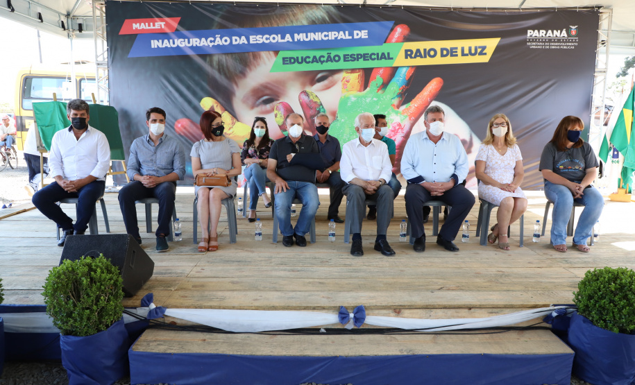O vice-governador Darci Piana visita a Escola Especial Raio de Luz e a empresa Sepac em Mallet, nesta quarta-feira (1)