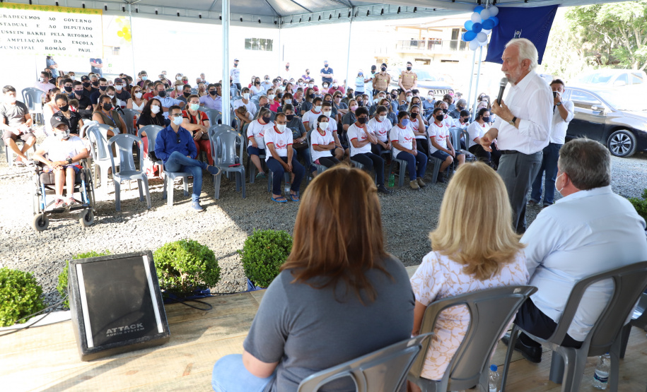 O vice-governador Darci Piana visita a Escola Especial Raio de Luz e a empresa Sepac em Mallet, nesta quarta-feira (1)