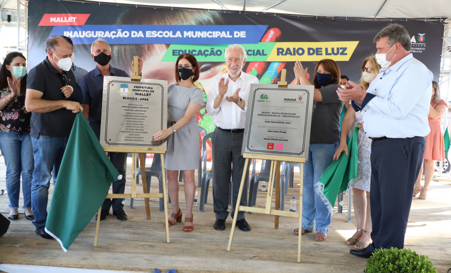 O vice-governador Darci Piana visita a Escola Especial Raio de Luz e a empresa Sepac em Mallet, nesta quarta-feira (1)