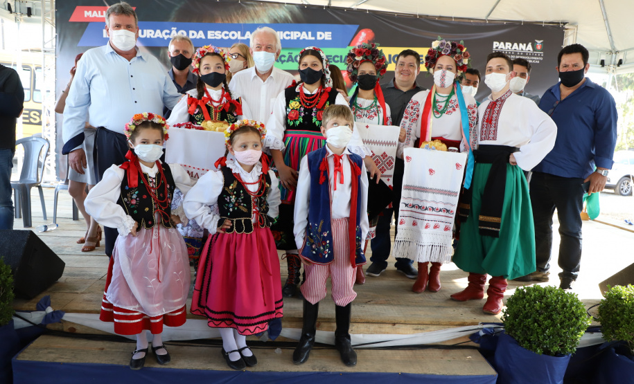 O vice-governador Darci Piana visita a Escola Especial Raio de Luz e a empresa Sepac em Mallet, nesta quarta-feira (1)
