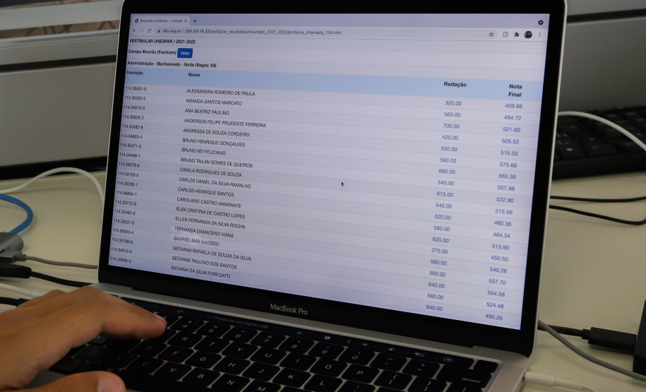 Unespar divulga lista de aprovados no vestibular 2022
