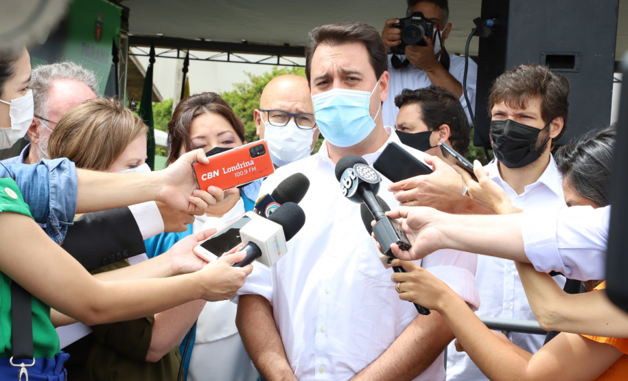 Governador assina ordem de serviço para duplicação da PR-445 entre Mauá da Serra e Lerroville