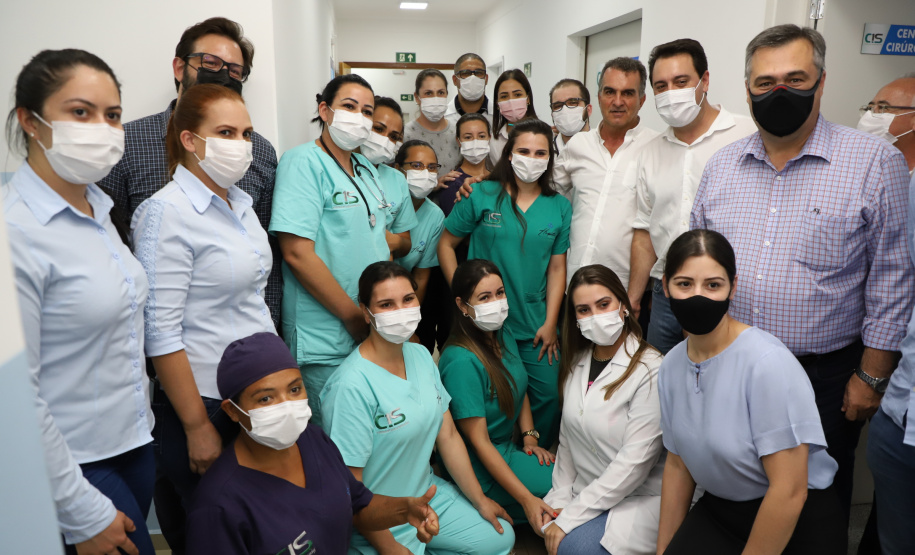 O governador Carlos Massa Ratinho Junior inaugurou nesta sexta-feira (17) o novo Hospital Juarez Barreto, no município de Faxinal, no Vale do Ivaí, após obras de ampliação. - Faxinal, 17/12/2021 - Foto: Ari Dias