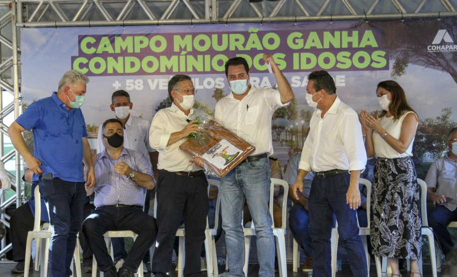 Governador do Paraná, Carlos Massa Ratinho Junior em Campo Mourão