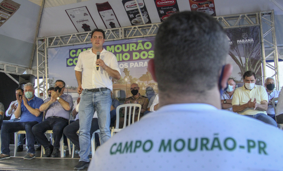Governador do Paraná, Carlos Massa Ratinho Junior em Campo Mourão