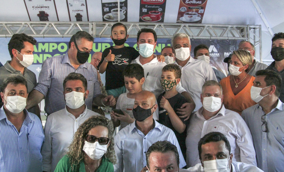 Governador do Paraná, Carlos Massa Ratinho Junior em Campo Mourão