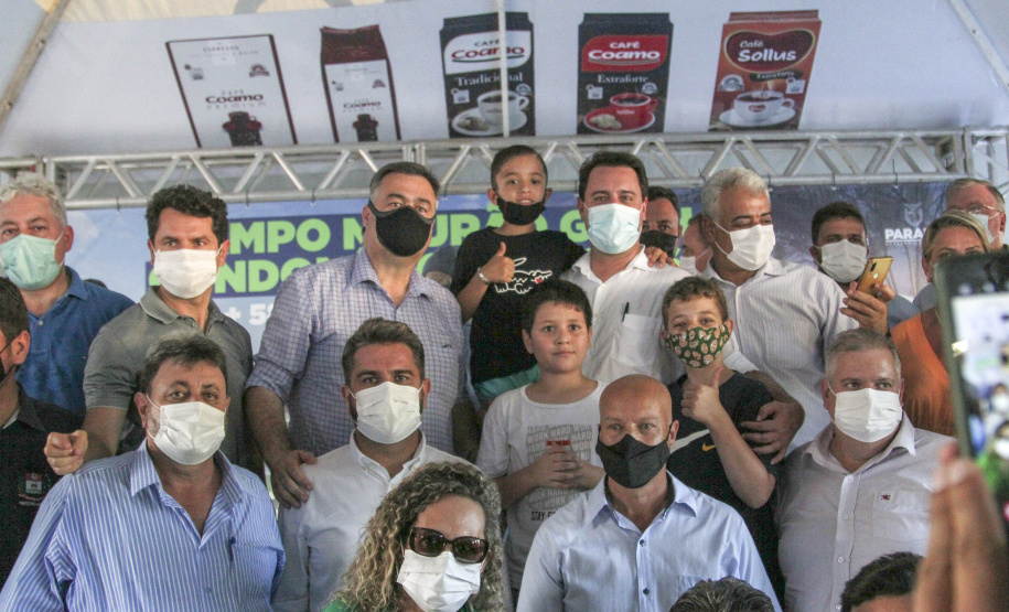 Governador do Paraná, Carlos Massa Ratinho Junior em Campo Mourão