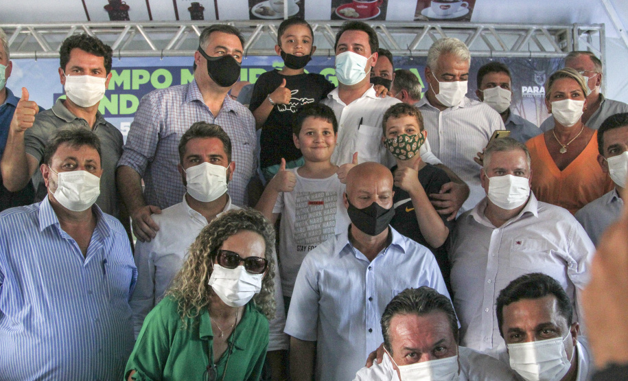 Governador do Paraná, Carlos Massa Ratinho Junior em Campo Mourão