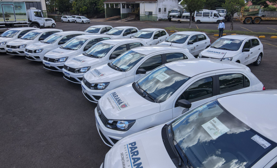 Os 25 municípios que foram a 11ª Regional de Saúde do Paraná receberam 58 novos veículos para serem utilizados pela Estratégia da Saúde da Família (ESF) do município.