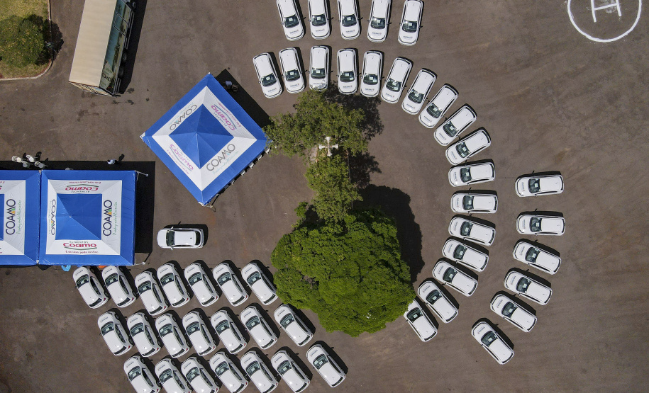 Os 25 municípios que foram a 11ª Regional de Saúde do Paraná receberam 58 novos veículos para serem utilizados pela Estratégia da Saúde da Família (ESF) do município.