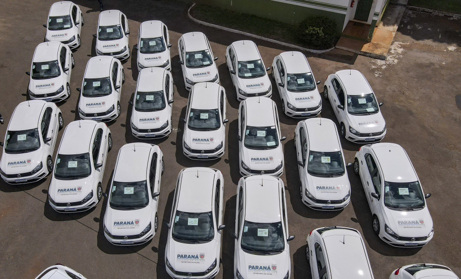 Os 25 municípios que foram a 11ª Regional de Saúde do Paraná receberam 58 novos veículos para serem utilizados pela Estratégia da Saúde da Família (ESF) do município.