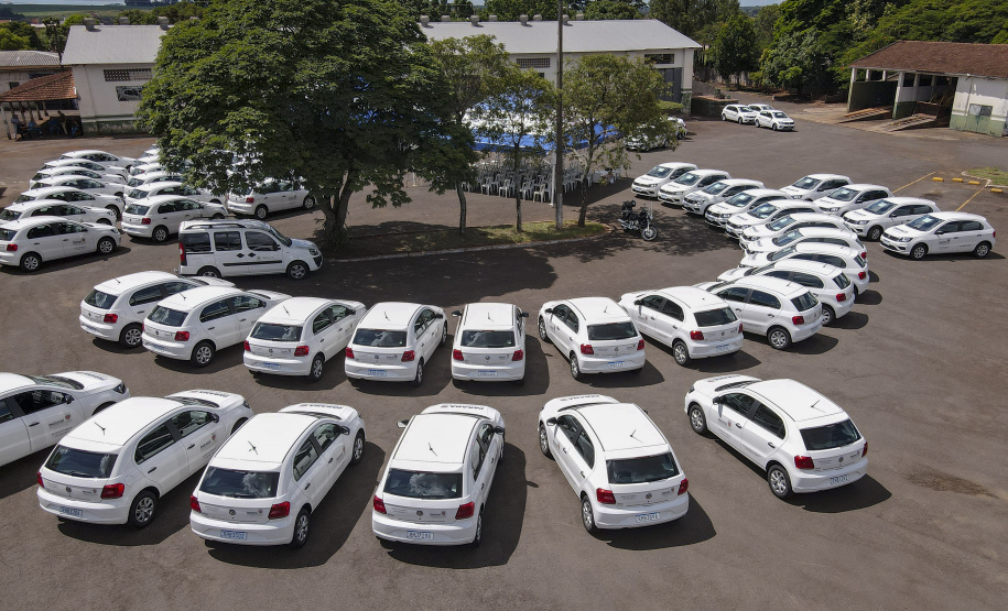 Os 25 municípios que foram a 11ª Regional de Saúde do Paraná receberam 58 novos veículos para serem utilizados pela Estratégia da Saúde da Família (ESF) do município.