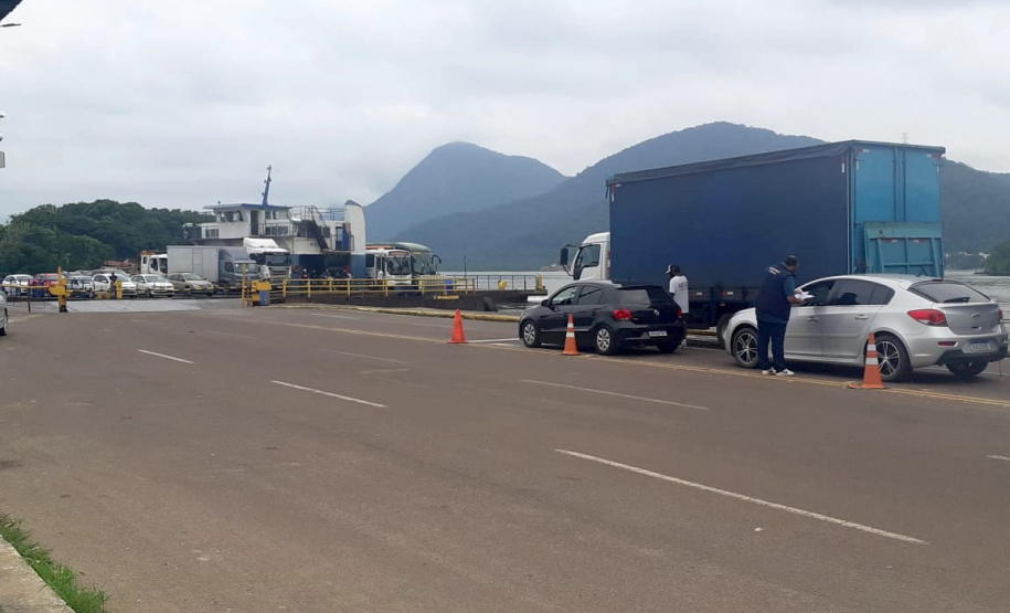 CGE verifica serviço de travessia da Baía de Guaratuba