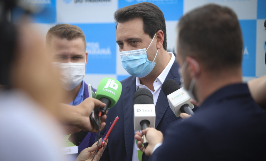 Governador evento em Paranaguá