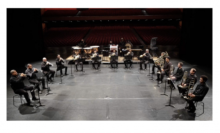 Orquestra Sinfônica do Paraná apresenta concerto virtual com instrumentos de metais e percussão