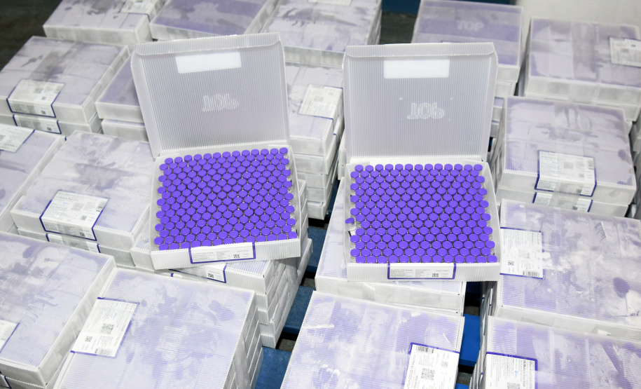 Paraná recebe mais 138 mil vacinas contra a Covid-19 na quarta-feira