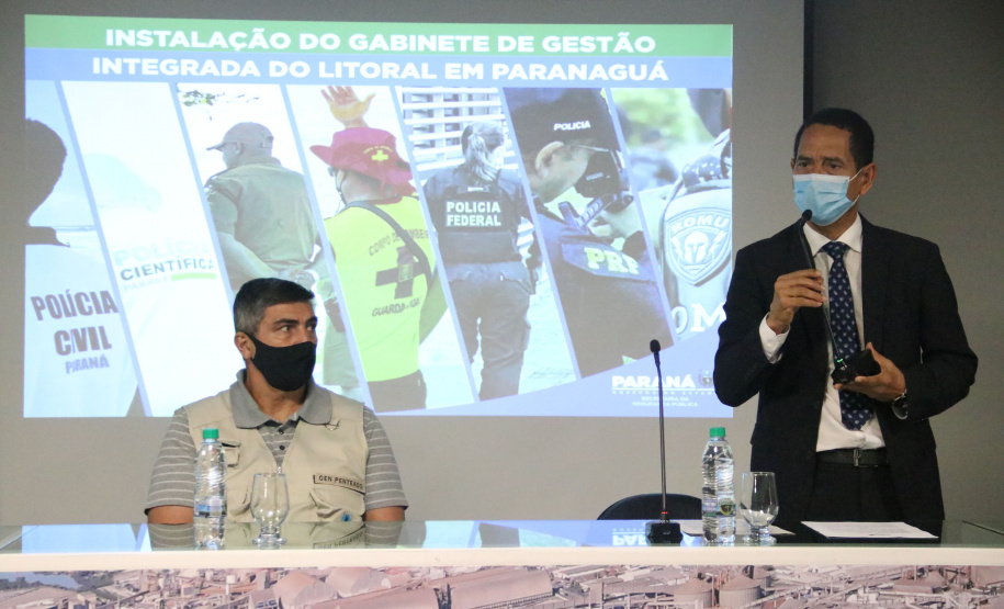 Litoral recebe Gabinete de Gestão Integrada de Segurança Pública em Paranaguá