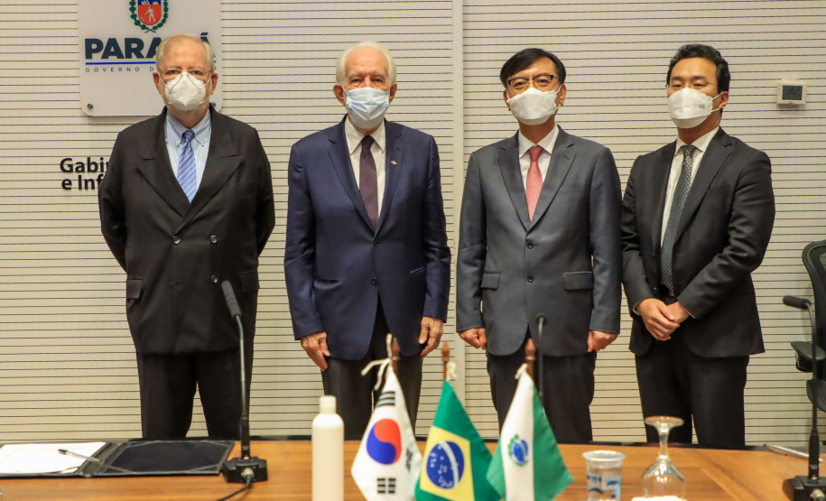 Paraná e Coreia do Sul estreitam laços com visita de embaixador ao Paraná