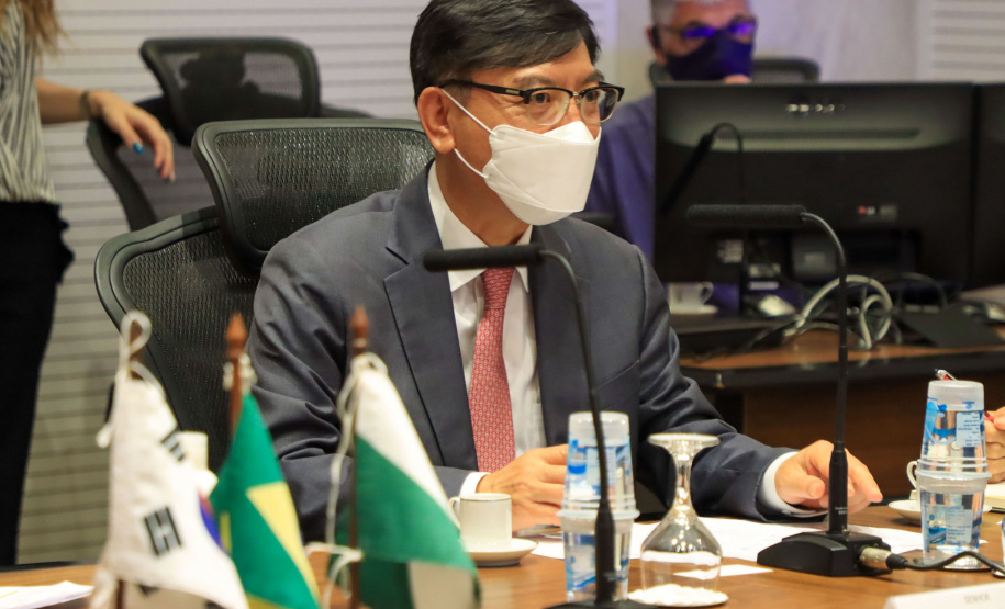 Paraná e Coreia do Sul estreitam laços com visita de embaixador ao Paraná