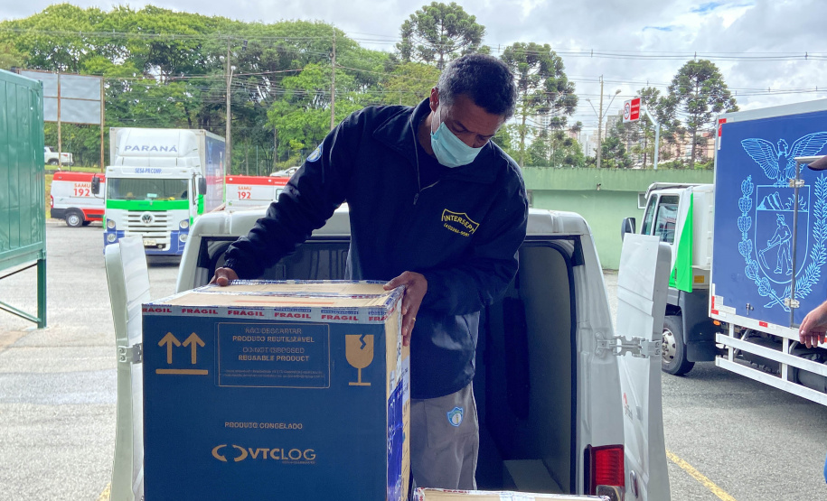 Estado recebe mais 136 mil vacinas contra a Covid-19