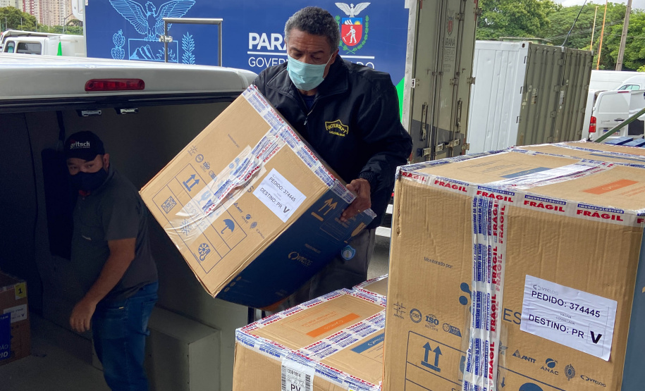 Estado recebe mais 136 mil vacinas contra a Covid-19