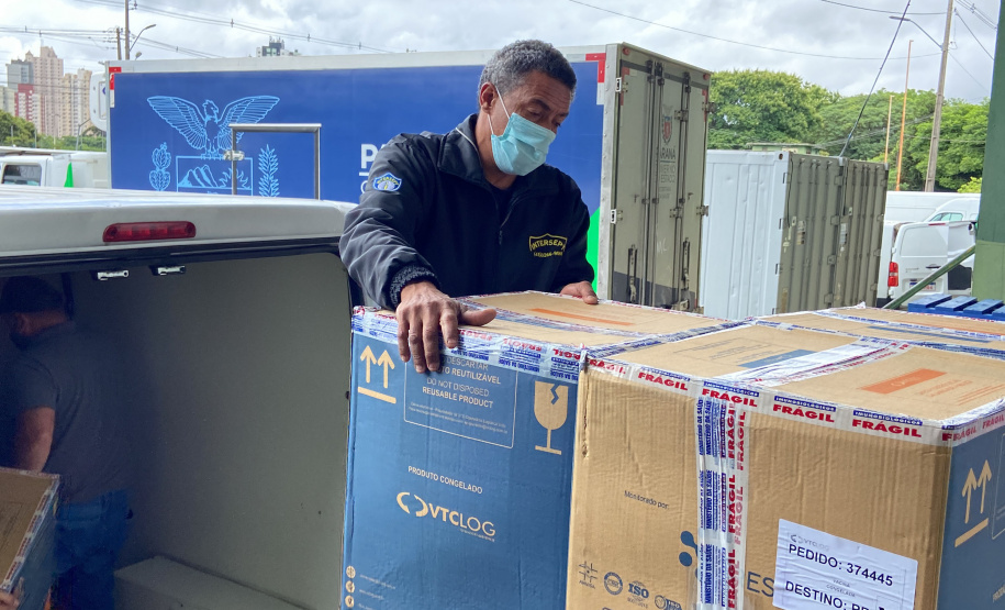 Estado recebe mais 136 mil vacinas contra a Covid-19