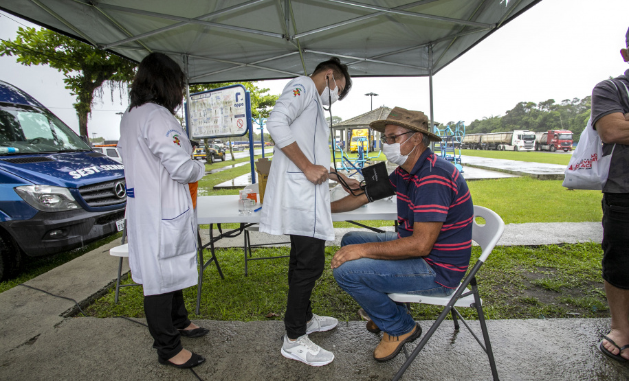 Porto em Ação presta serviços a mais de 200 caminhoneiros no Pátio de TriagemPorto em Ação presta serviços a mais de 200 caminhoneiros no Pátio de Triagem