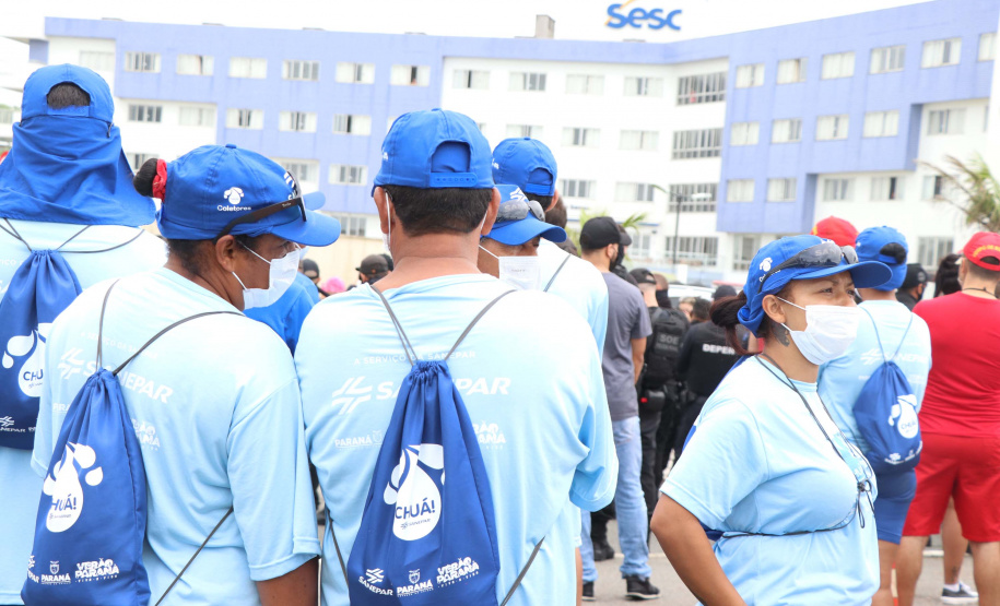 araná inicia Verão Paraná Viva a Vida 2021/2022 no Litoral do estado