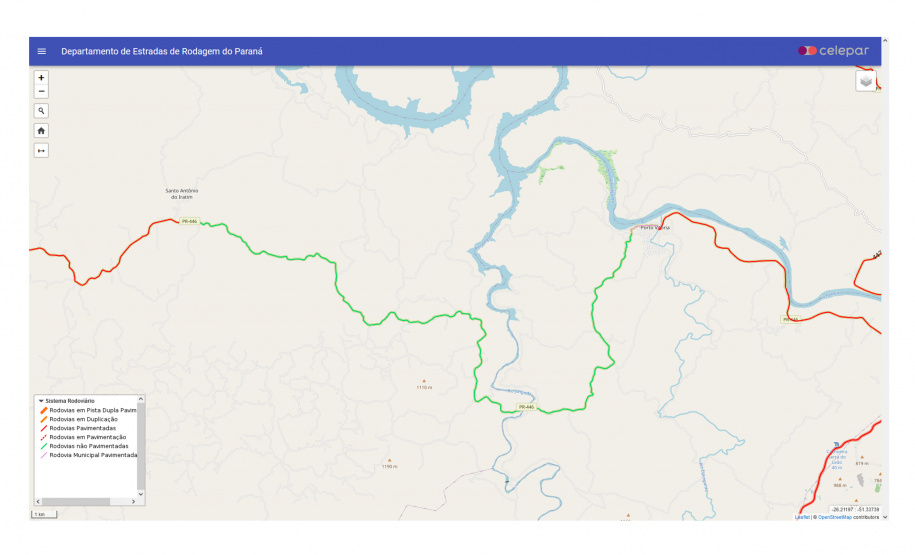 Melhorias rodovias NPV região Sul
