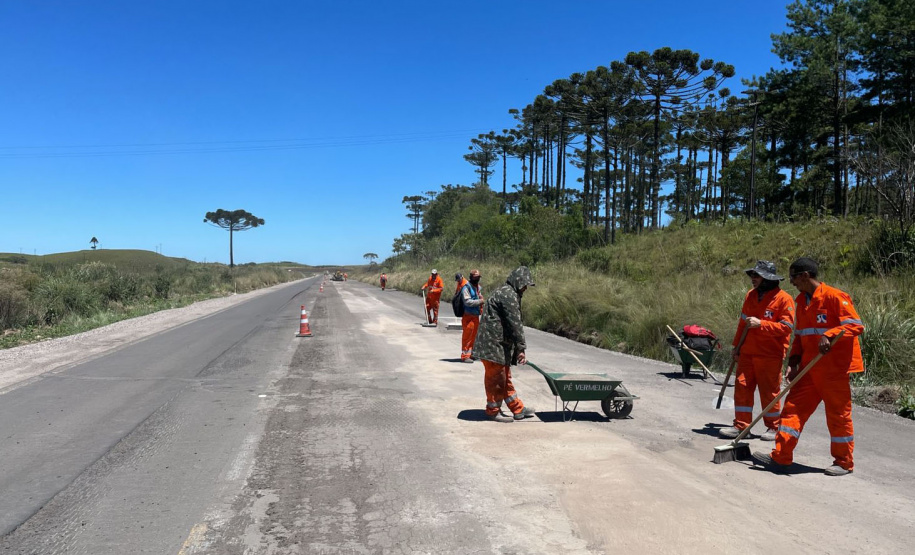 PRC-280 se prepara para receber pavimento em concreto e ganha terceiras faixas
