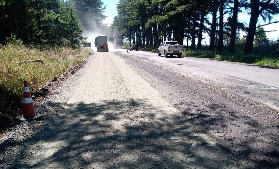 PRC-280 se prepara para receber pavimento em concreto e ganha terceiras faixas
