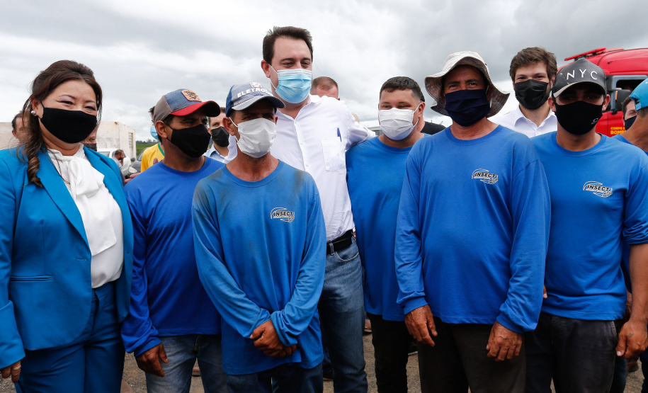 O governador Carlos Massa Ratinho Junior assina nesta quinta-feira (16) a ordem de serviço das obras de duplicação da PR-445, entre Londrina e Mauá da Serra, na região Norte. - Tamarana, 16/12/2021