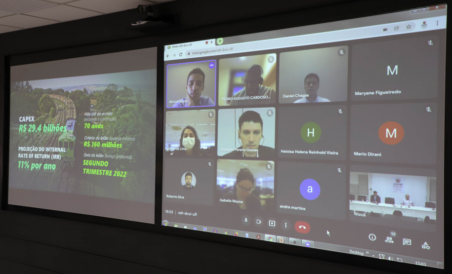 Reunião Nova Ferroste no Palacio das Araucarias.