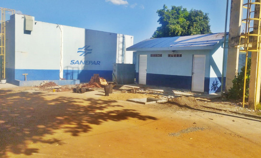 Sanepar está finalizando obras em São Pedro do Ivaí