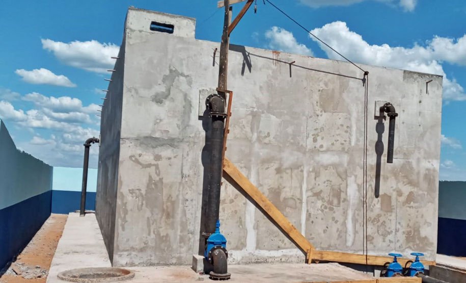 Sanepar está finalizando obras em São Pedro do Ivaí