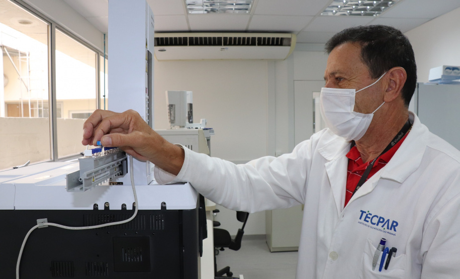 novo equipamento do Tecpar.