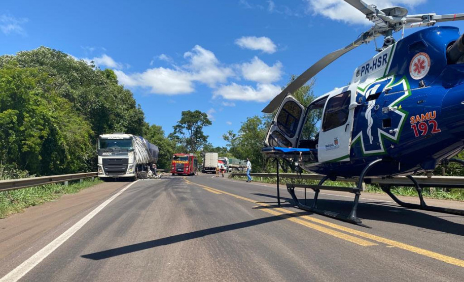 Bases Aeromédicas do Samu de Maringá e Londrina completam cinco anos