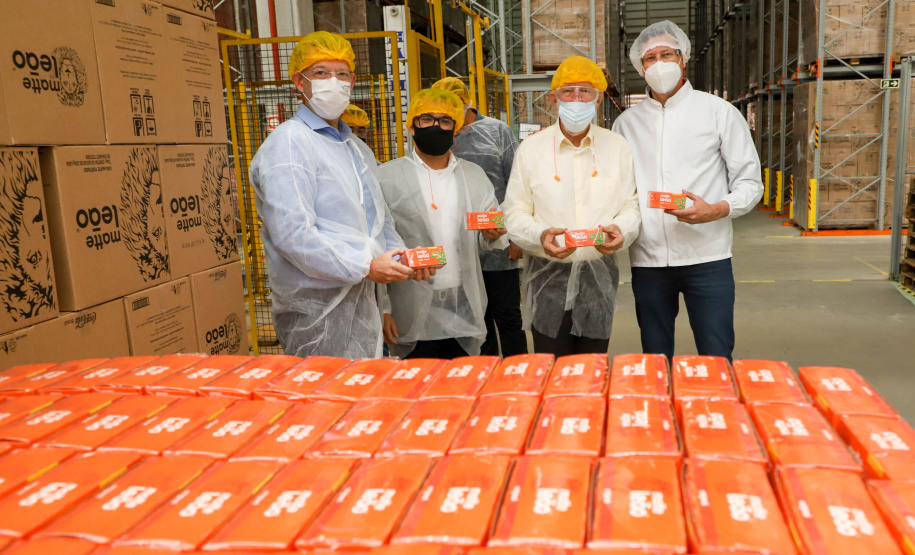 Vice Governador Darci Piana  Visita Fabrica de Chá Leão em Fazenda Rio Grande.