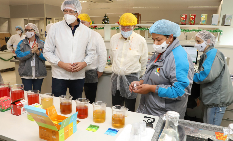 Vice Governador Darci Piana  Visita Fabrica de Chá Leão em Fazenda Rio Grande.