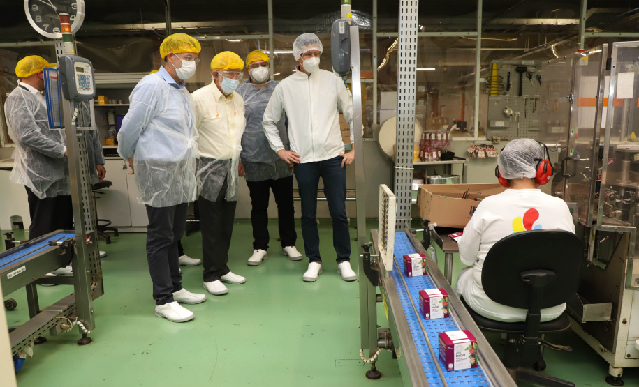 Vice Governador Darci Piana  Visita Fabrica de Chá Leão em Fazenda Rio Grande.