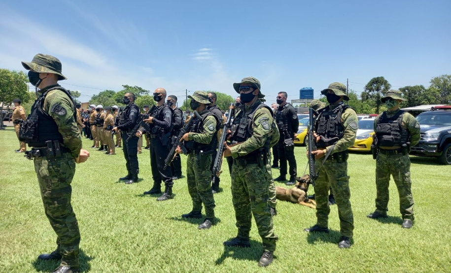 Força Nacional se integra às forças policiais da região oeste no combate à criminalidade
