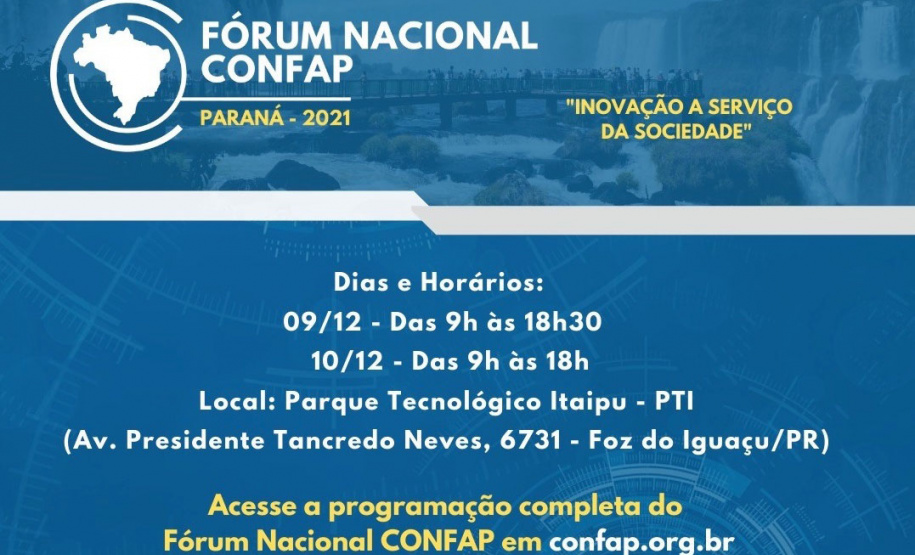 FÓRUM NACIONAL -  CONFAP