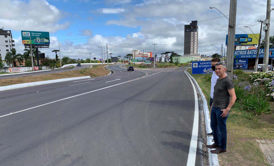 Retomada nesta gestão, obra de acesso ao aeroporto Afonso Pena chega à etapa final