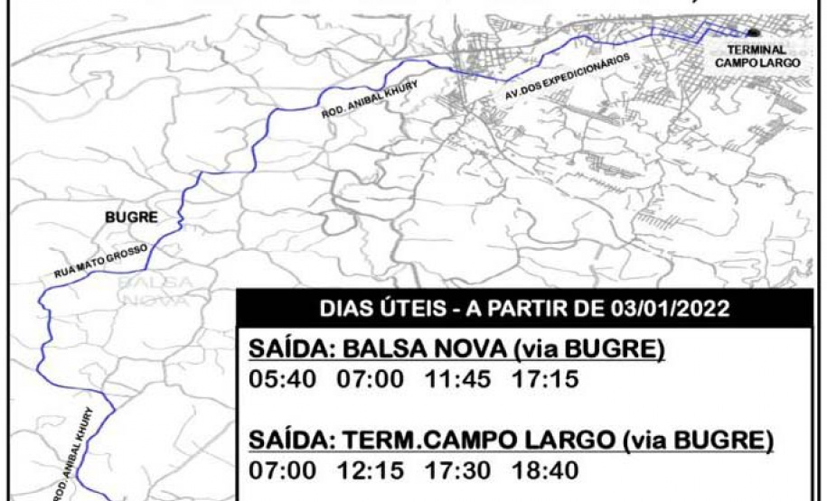 Região do Bugre, em Balsa Nova, será atendida pela Comec a partir de janeiro