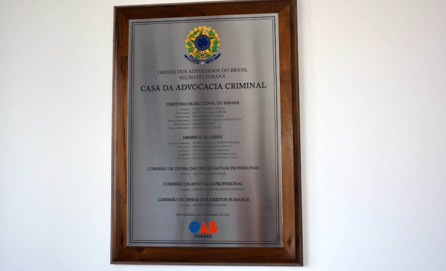 Deppen e OAB-PR inauguram Casa da Advocacia Criminal no Complexo Penitenciário de Piraquara