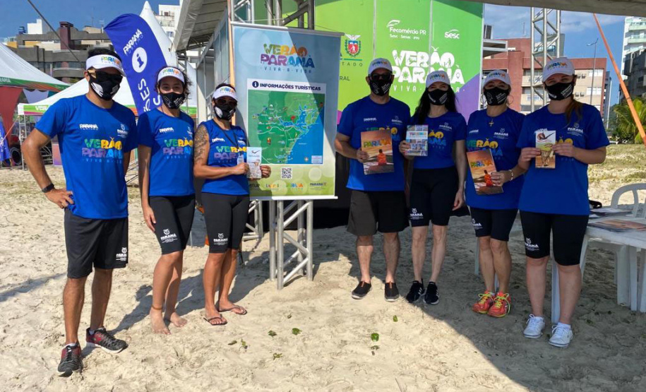 Paraná Turismo dá início às atividades de informações turísticas no Litoral