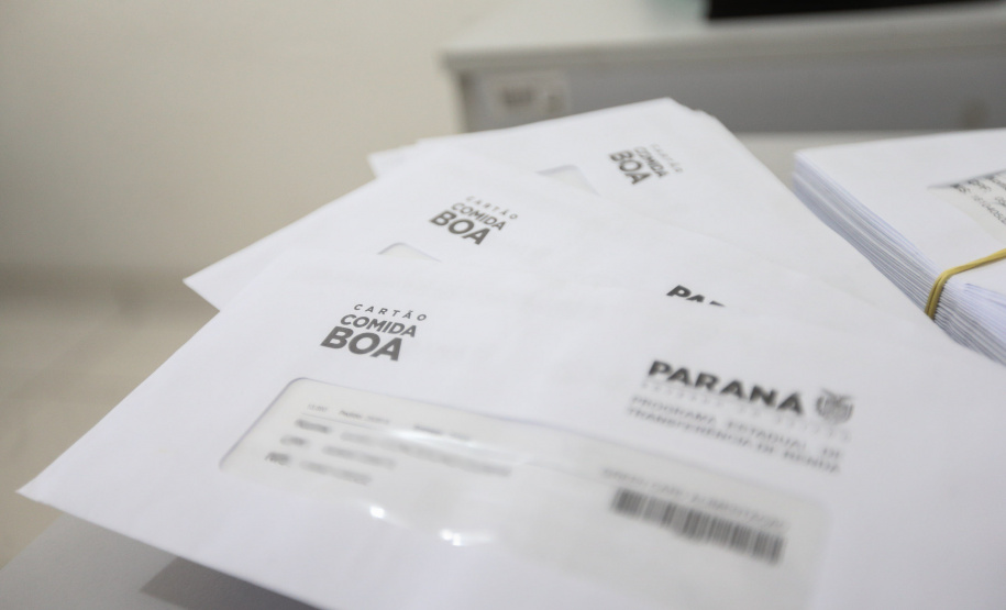 Entrega do Cartão Comida Boa.