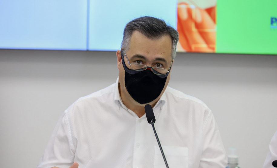 Coletiva de Imprensa com o Secretario de Saude, Beto Preto e com Nestor Werner Diretor Geral SESA